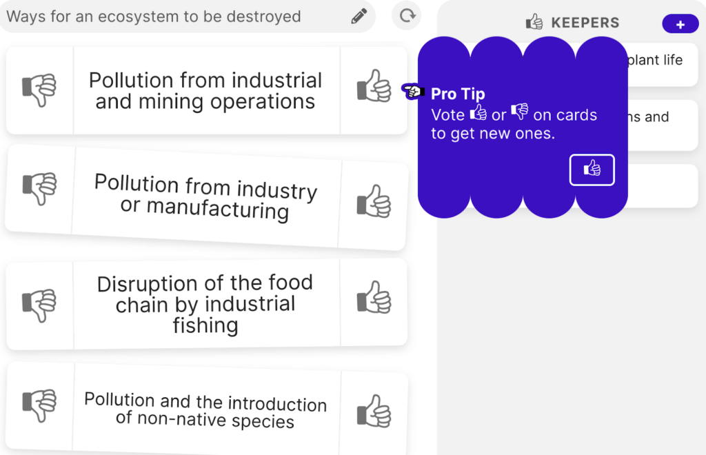 Brainstorming-Dashboard