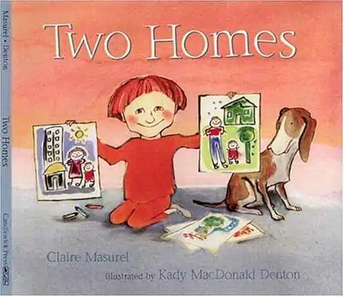 Claire Masurel'in Two Homes kitabının kapağı