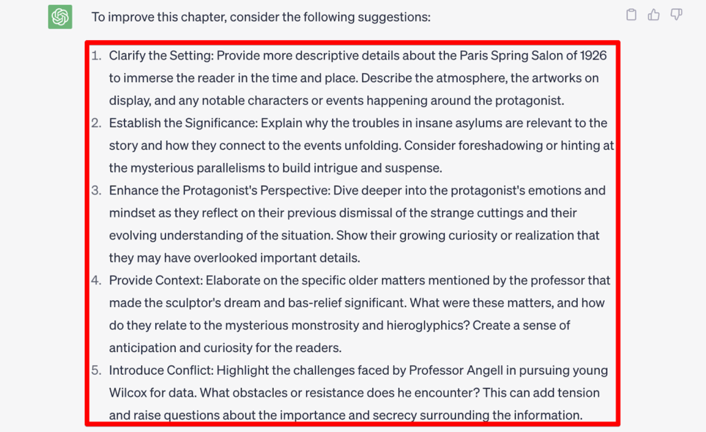 ChatGPT สามารถแนะนำวิธีการเสริมการเขียนของคุณ