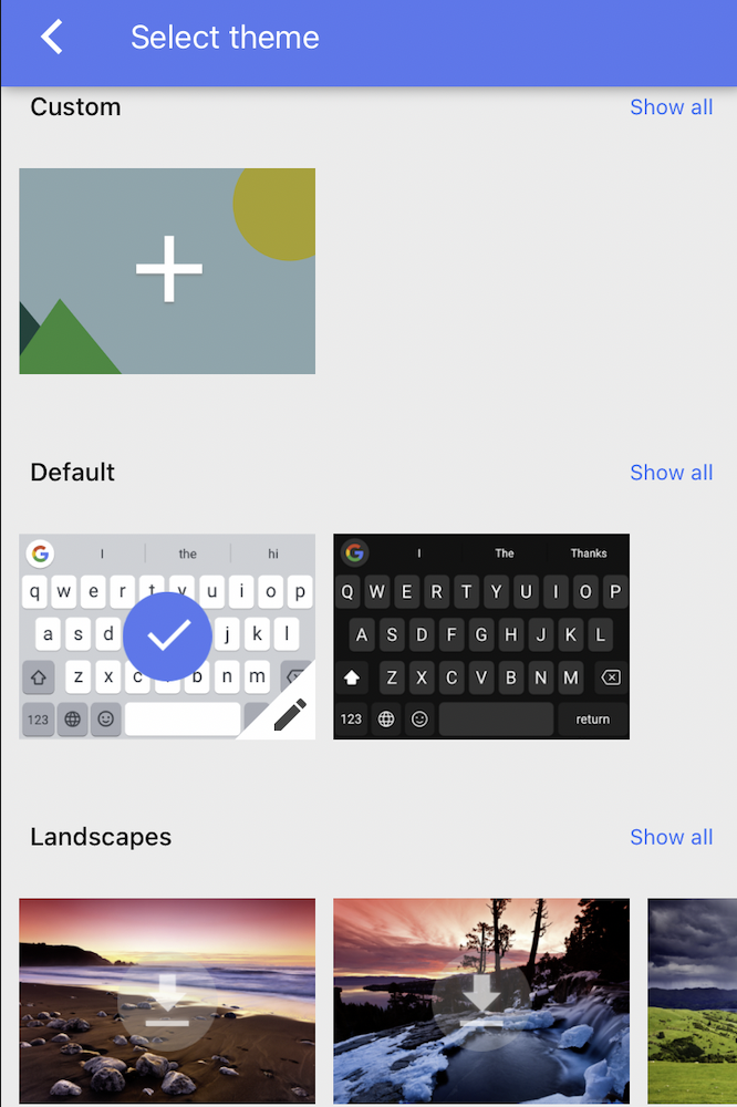 Características de Gboard