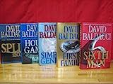 Set completo della serie King e Maxwell, volumi 1-5, di David Baldacci. Copertina rigida (Split Second / Hour Game / Simple Genius / First Family / The Sixth Man, Sean King e Michelle Maxwell Series)