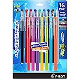 PILOT FriXion ColorSticks أقلام حبر جل قابلة للمسح ، Fine Point ، أحبار ألوان متنوعة ، 16 عبوة (10367)