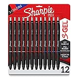 SHARPIE S-Gel, 젤 펜, 미디엄 포인트(0.7mm), 다양한 색상, 12개