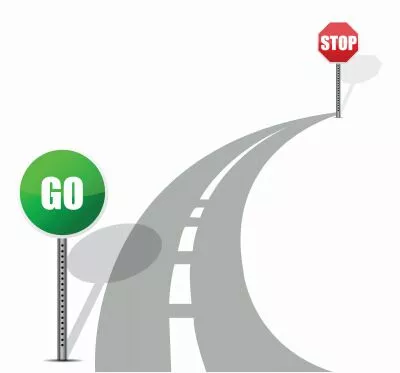 go and stop road