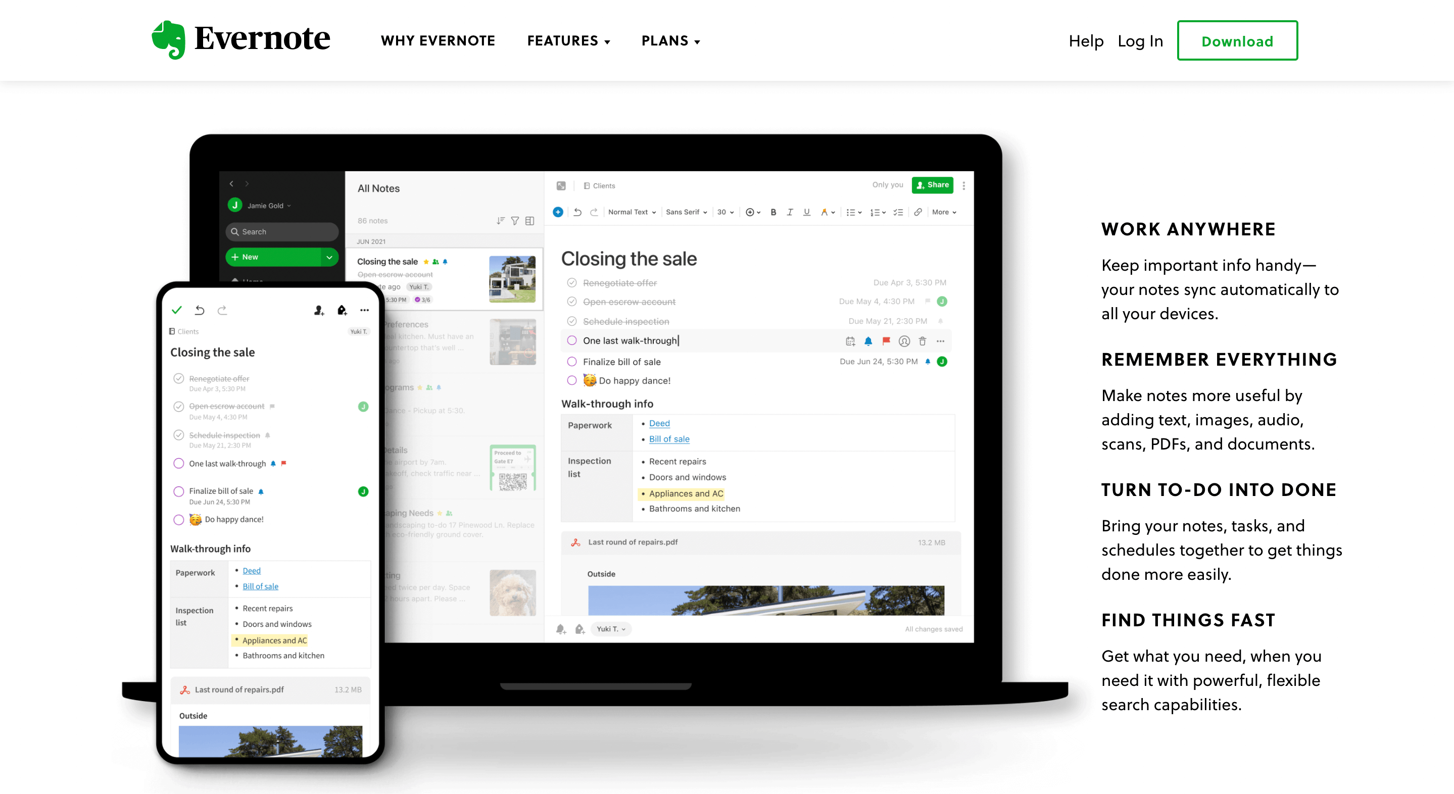 Evernote not alma uygulaması