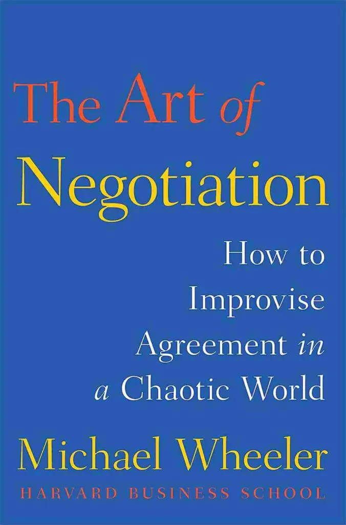 Sampul buku The Art Of Negotiation oleh Michael Wheeler