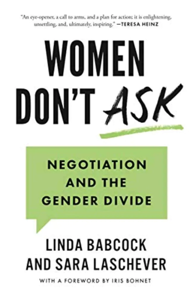 Portada del libro de Women Don't Ask de Linda Babcock y Sara Laschever
