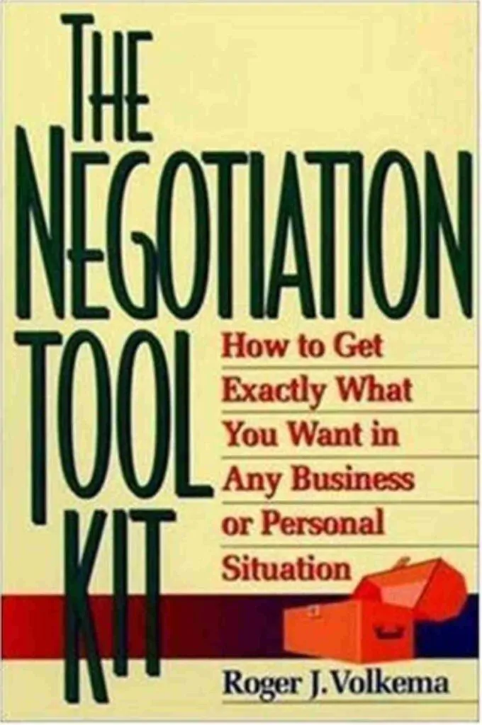 Portada del libro The Negotiation Toolkit de Roger J. Volkema