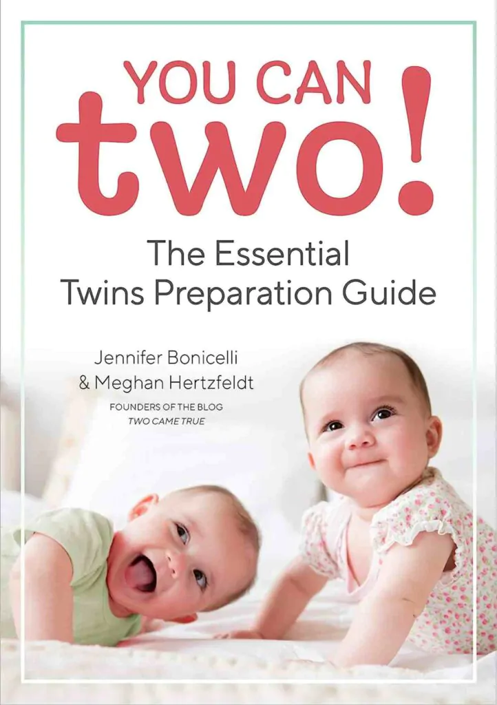 《你可以两个！》的封面詹妮弗·邦切利 (Jennifer Boncelli) 和梅根·赫茨菲尔德 (Meghan Hertzfeldt) 撰写的《双胞胎准备基本指南》