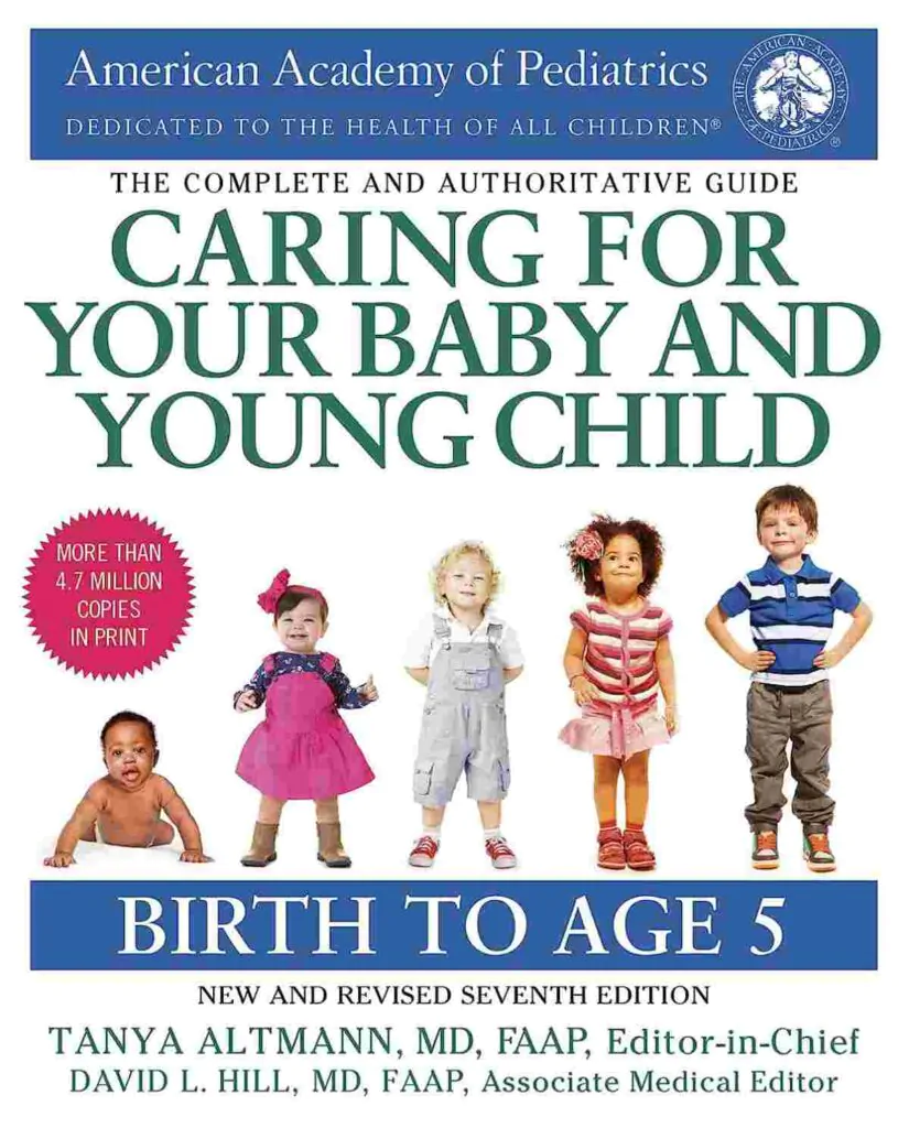 大卫·希尔 (David L. Hill) 的《照顾婴儿和幼儿：从出生到 5 岁》一书的封面