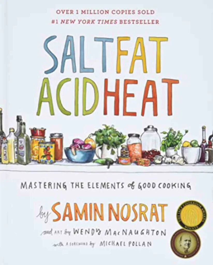 サミン・ノスラット著『Salt, Fat, Acid, Heat』の表紙