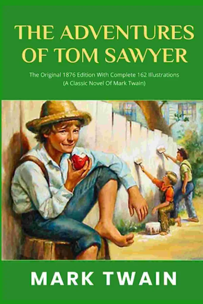 ปกหนังสือ The Adventures of Tom Sawyer โดย Mark Twain