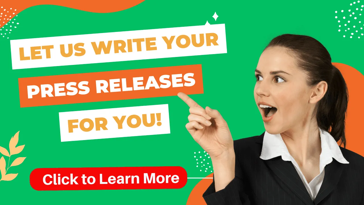 Permítanos escribir comunicados de prensa para usted